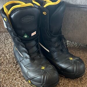 Terra Black and Yellow Work Boots